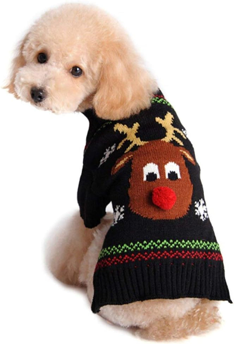 Dog Snow Sweaters Snowman Sweaters Xmas Dog Holiday Sweaters New Year Christmas Sweater Pet Clothes for Small Dog and Cat(Snowman,Xxl)