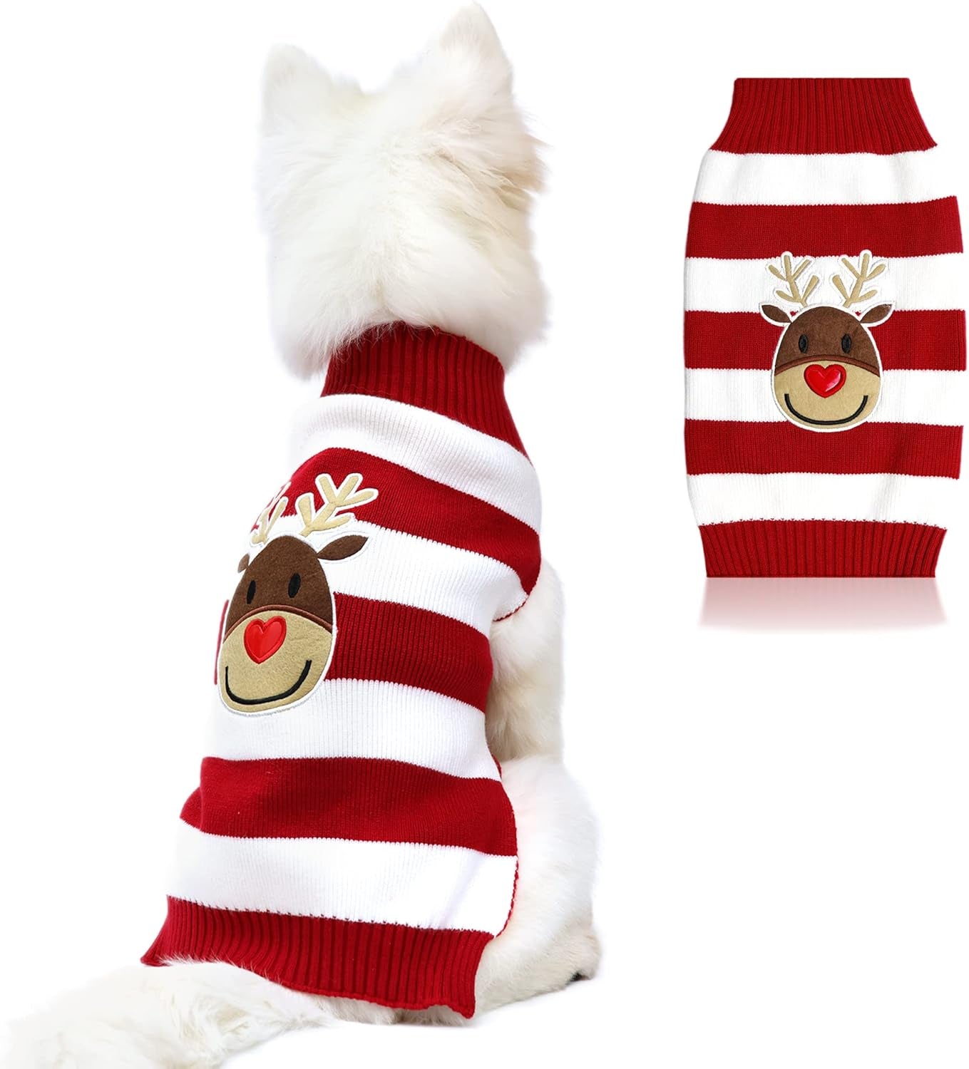 Dog Snow Sweaters Snowman Sweaters Xmas Dog Holiday Sweaters New Year Christmas Sweater Pet Clothes for Small Dog and Cat(Snowman,Xxl)